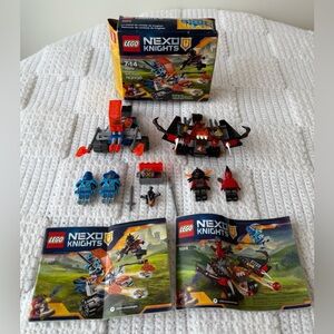 Lego Nexo Knights Glob Lobber 70318 and Knighton Battle Blasters 70310